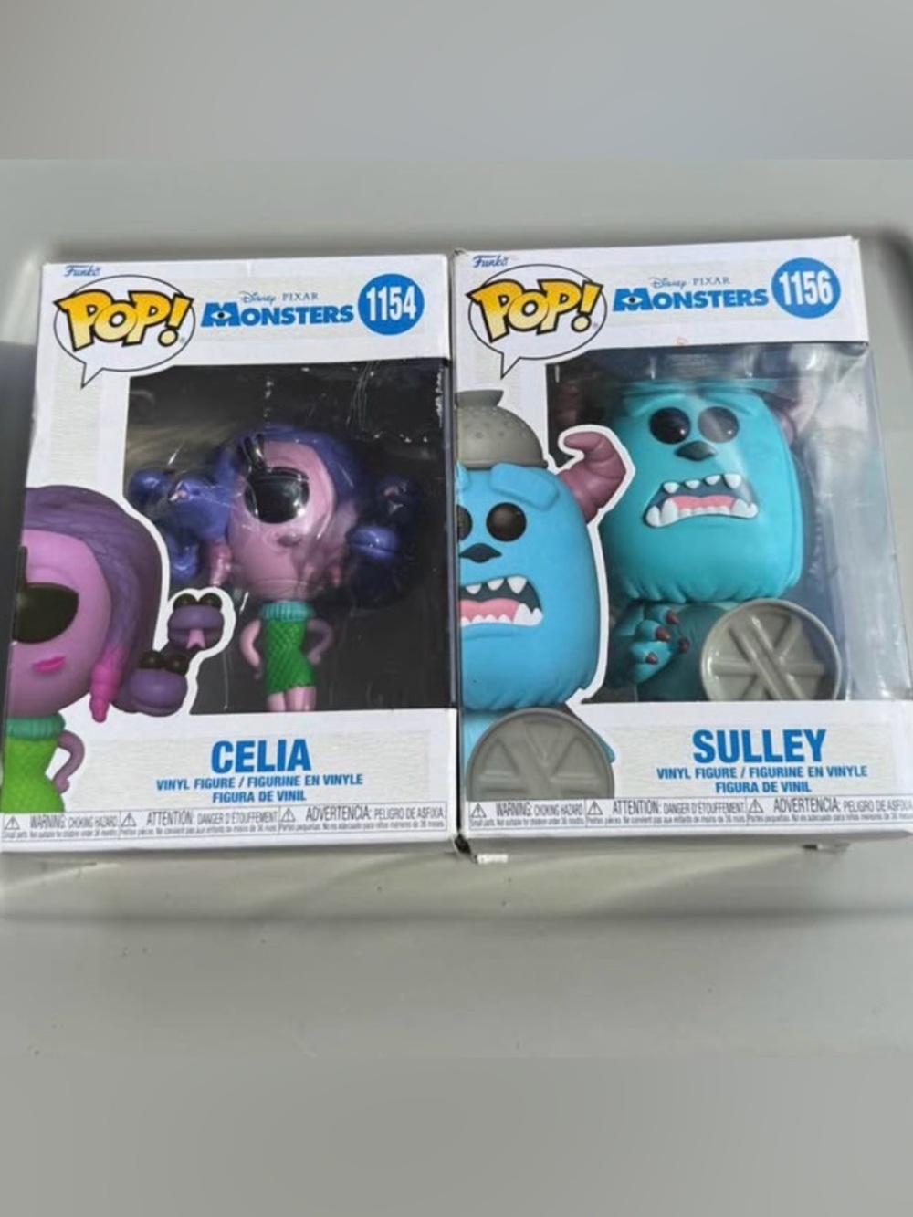 Funko Pop! Disney Pixar Monsters, Inc. 20th Anniversary Vinyl Figures Bundle